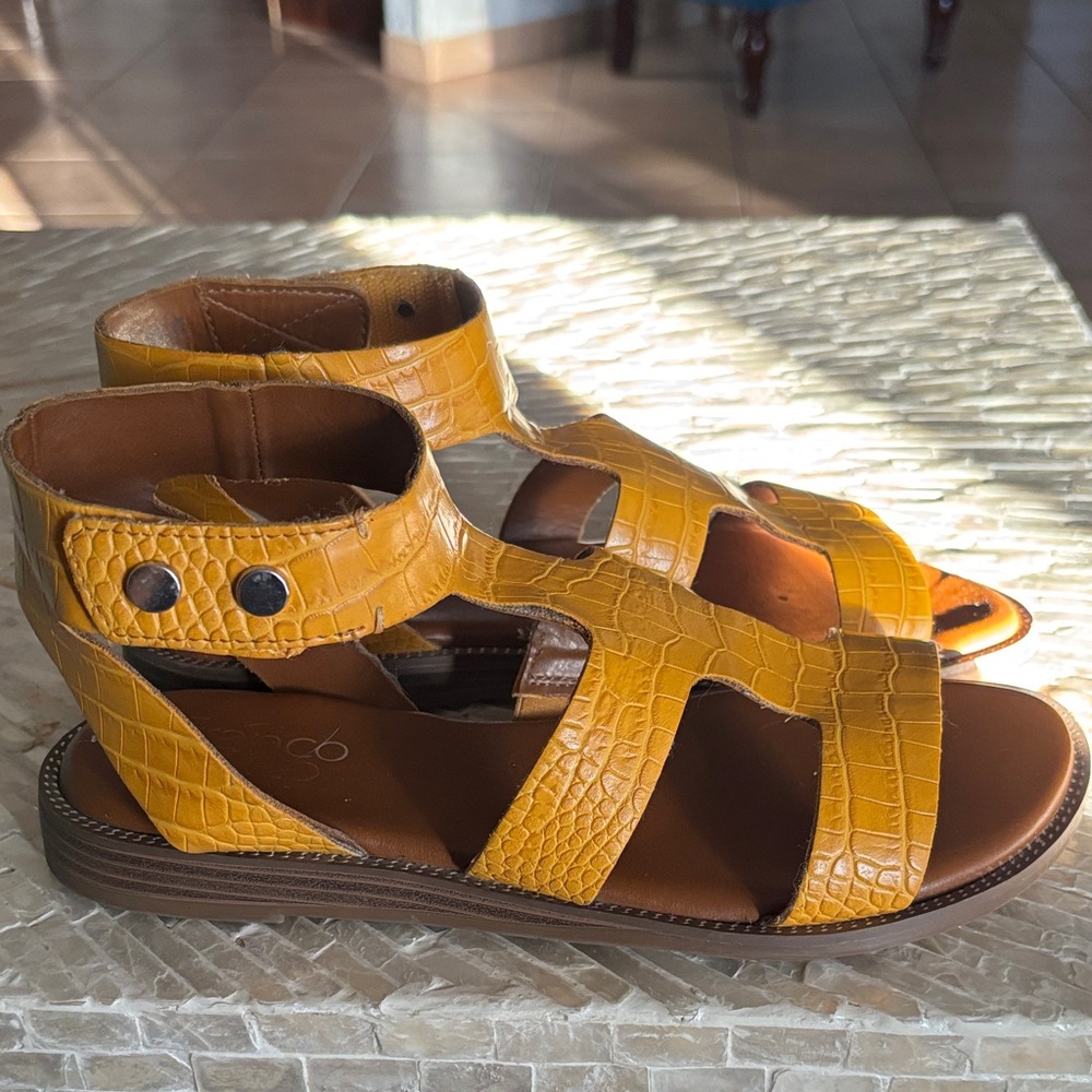 Yellow Kids Sandals